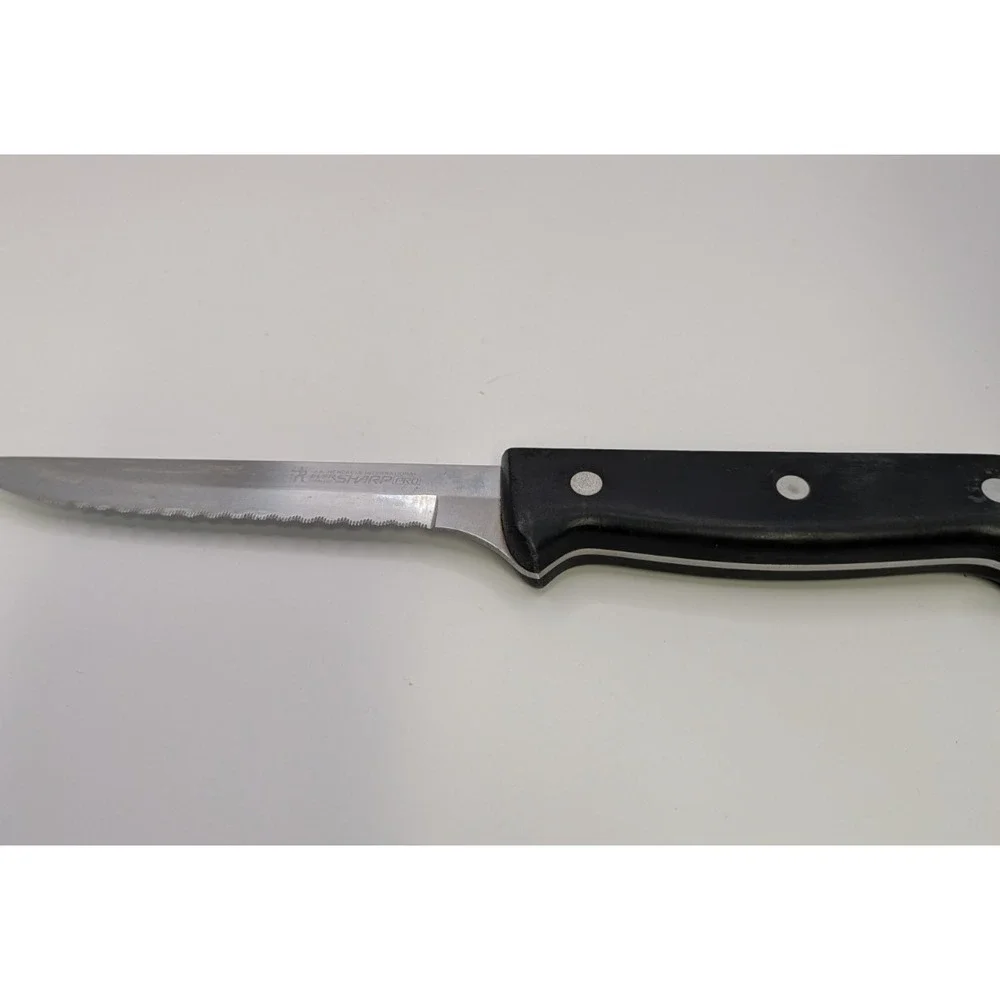 JA Henckels Eversharp Pro Chefs Knife 5.25 in Blade Serrated Stainless